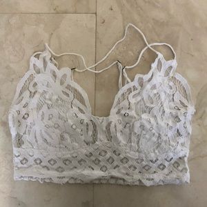 Free People white bralette